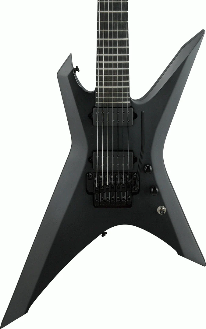 Ibanez XPTB720 Iron Label 7-String Electric Guitar in Black Flat - Image 7