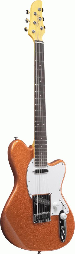 Ibanez YY20 OCS Yvette Young Electric Guitar - Orange Cream Sparkle - Image 9