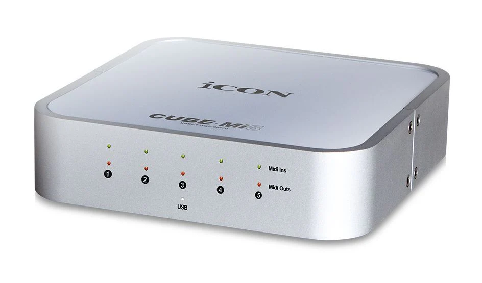 Icon Cube MI5 5 - in / 5 - out USB 2.0 MIDI Interface - Image 4