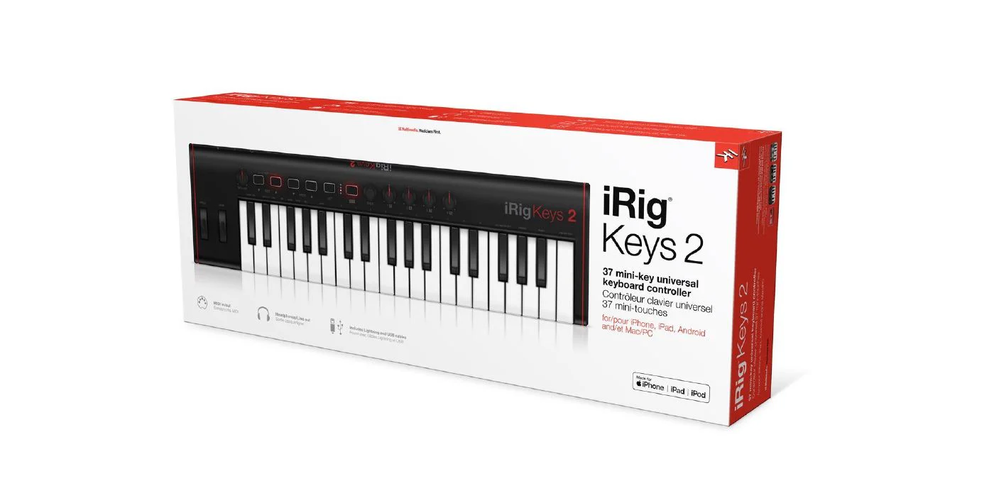 IK Multimedia iRig Keys 2 Pro 37-Key Controller for iOS, Android, and Mac/PC - Image 3
