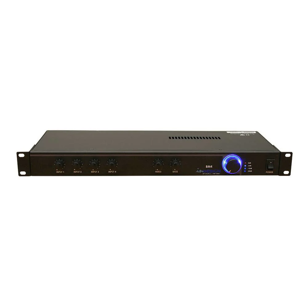 InDesign BM4 4-Channel Strip Mixer / Pre-Amplifier - Image 4