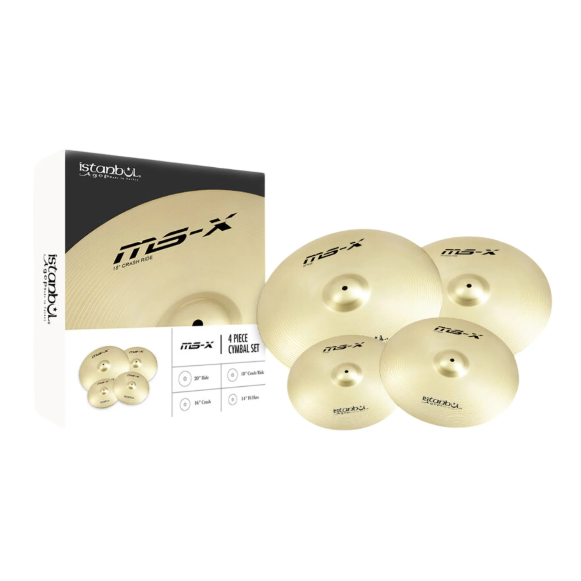 Istanbul Istanbul Agop Ms-X Set (14/16/20+18)