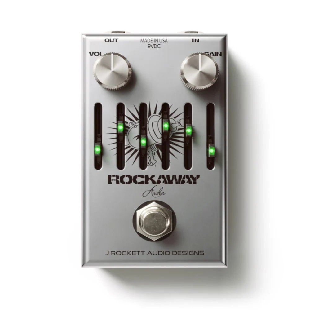 J Rockett Rockaway Archer Overdrive with Graphic EQ Guitar Effects Pedal