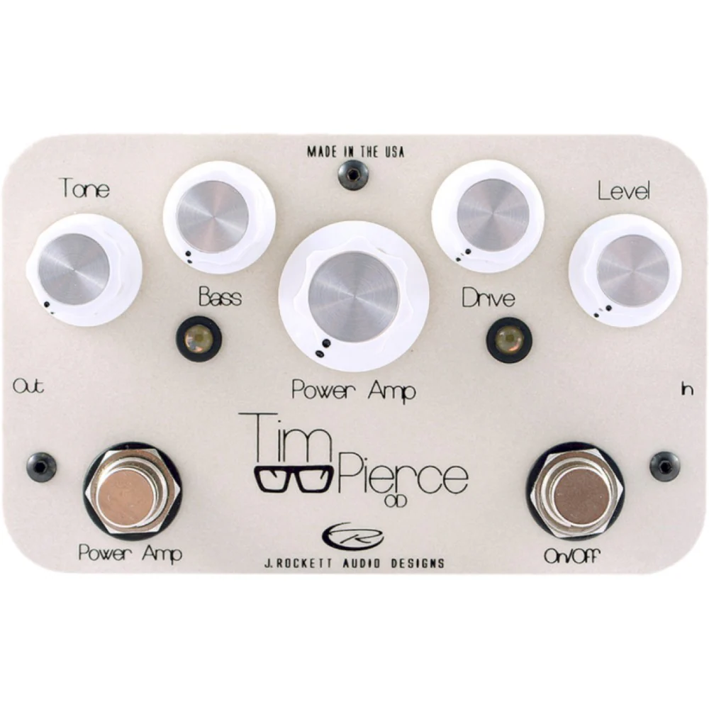 J Rockett Tim Pierce Signature Boost / Overdrive Guitar Effects Pedal - Image 2