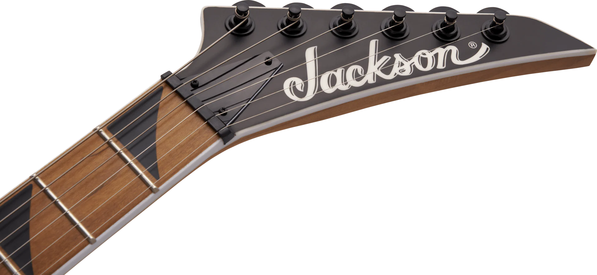 Jackson JS Dinky Arch Top JS24 DKAM Crml Map FB Red Stain - Image 5