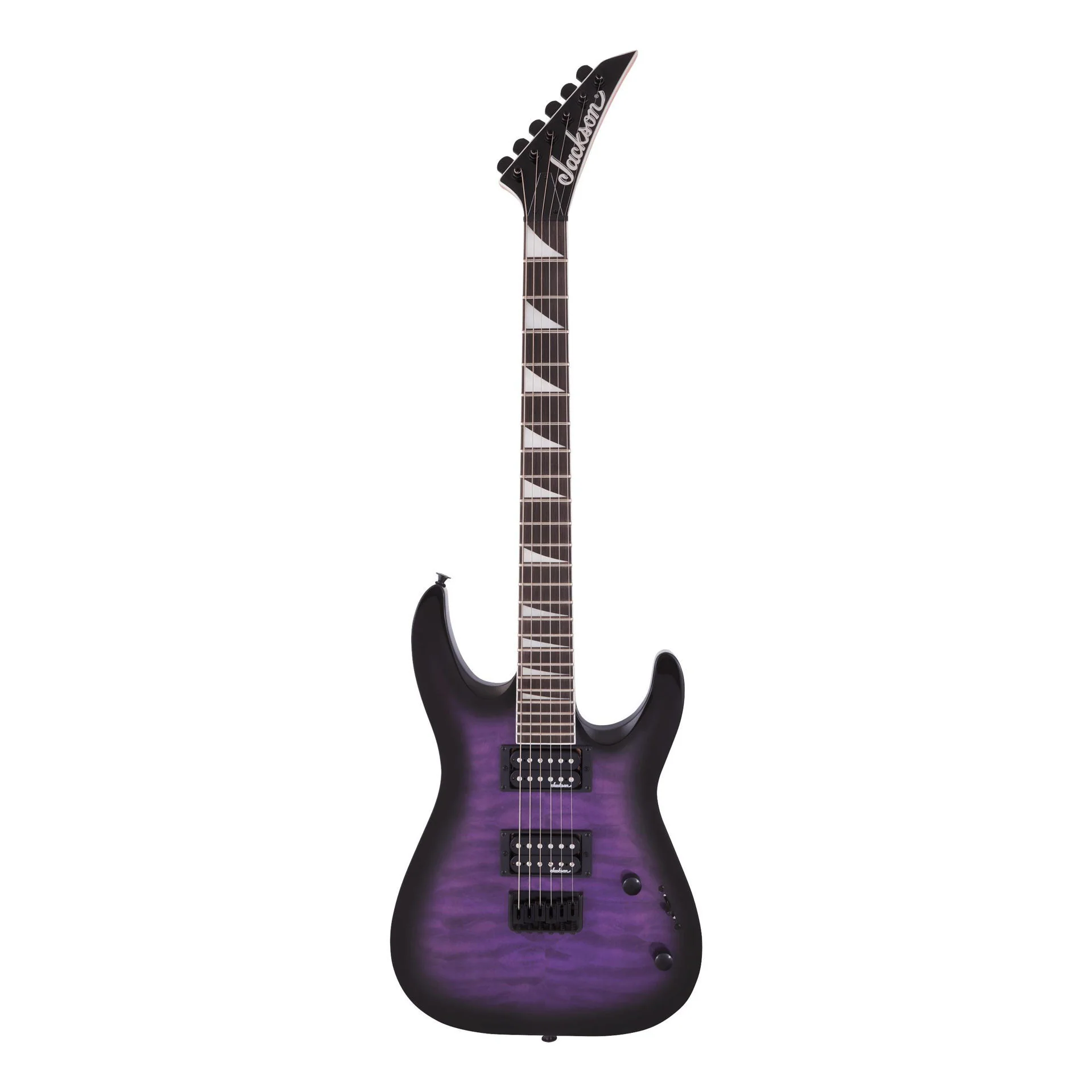 Jackson JS Series Dinky Arch Top JS32Q DKA HT Electric Guitar with Amaranth Fingerboard in Transparent Purple Burst