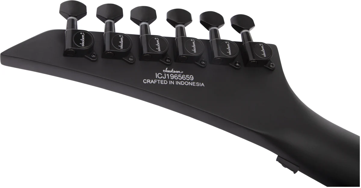 Jackson X King V KVXMG Bass Guitar with Laurel Fingerboard in Satin Black - Image 11