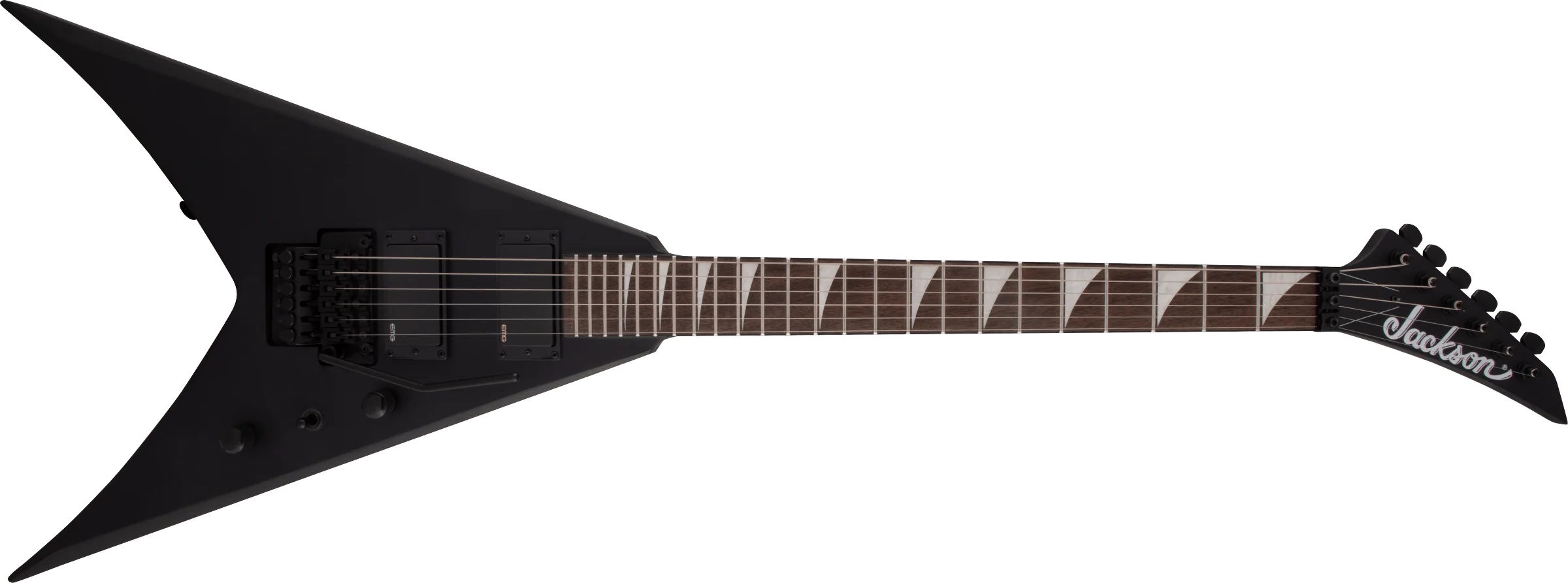 Jackson X King V KVXMG Bass Guitar with Laurel Fingerboard in Satin Black - Image 3