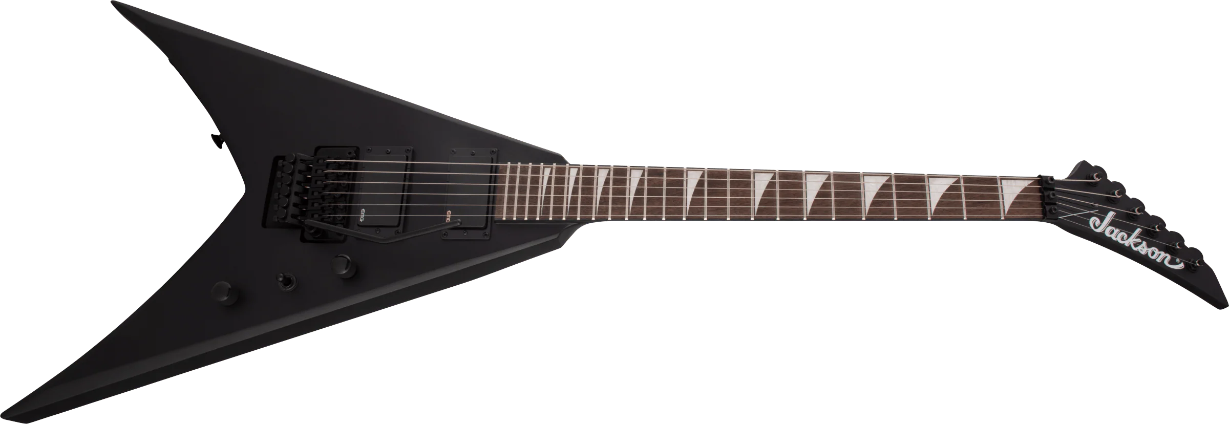 Jackson X King V KVXMG Bass Guitar with Laurel Fingerboard in Satin Black - Image 5