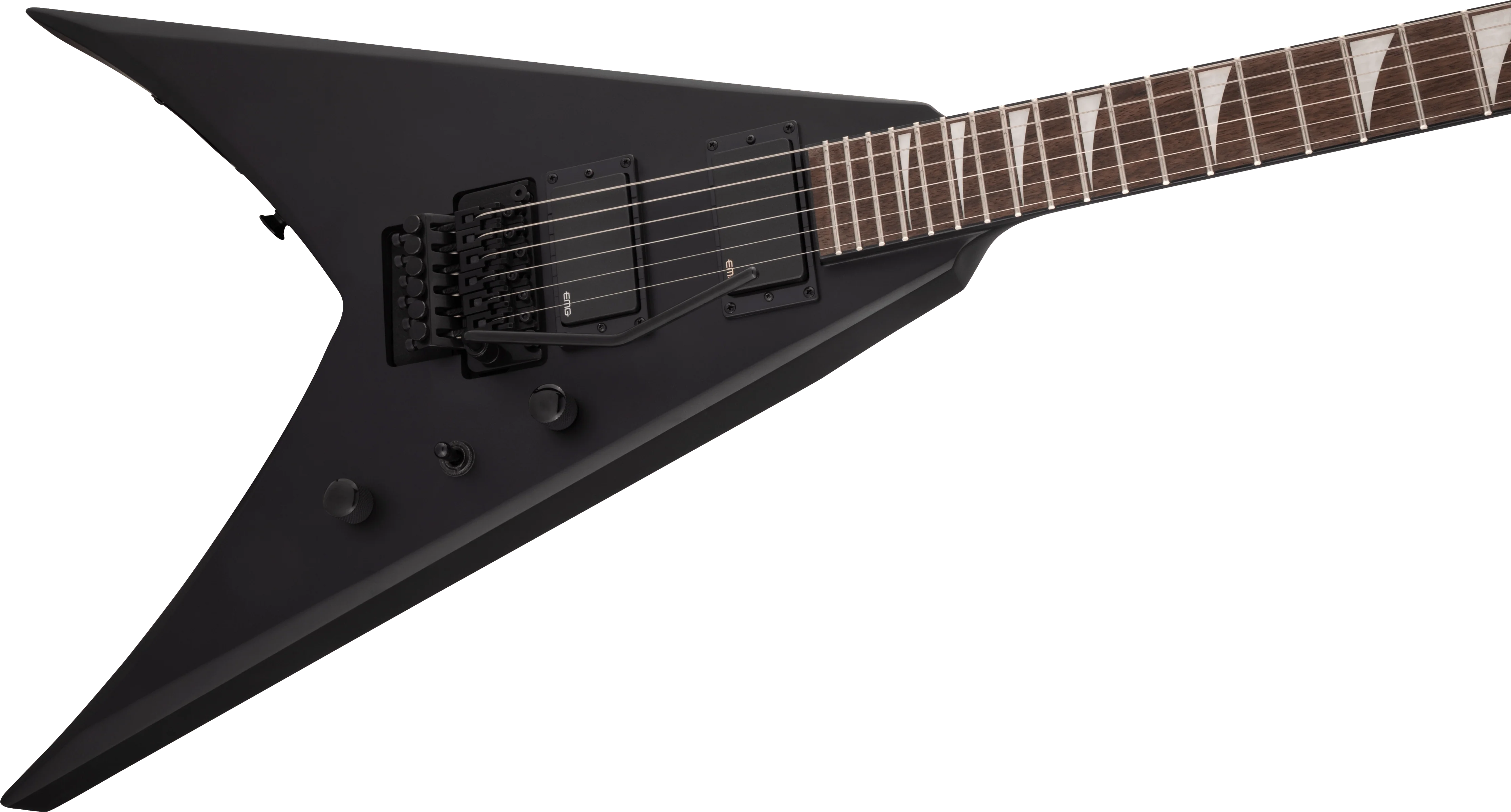 Jackson X King V KVXMG Bass Guitar with Laurel Fingerboard in Satin Black - Image 8