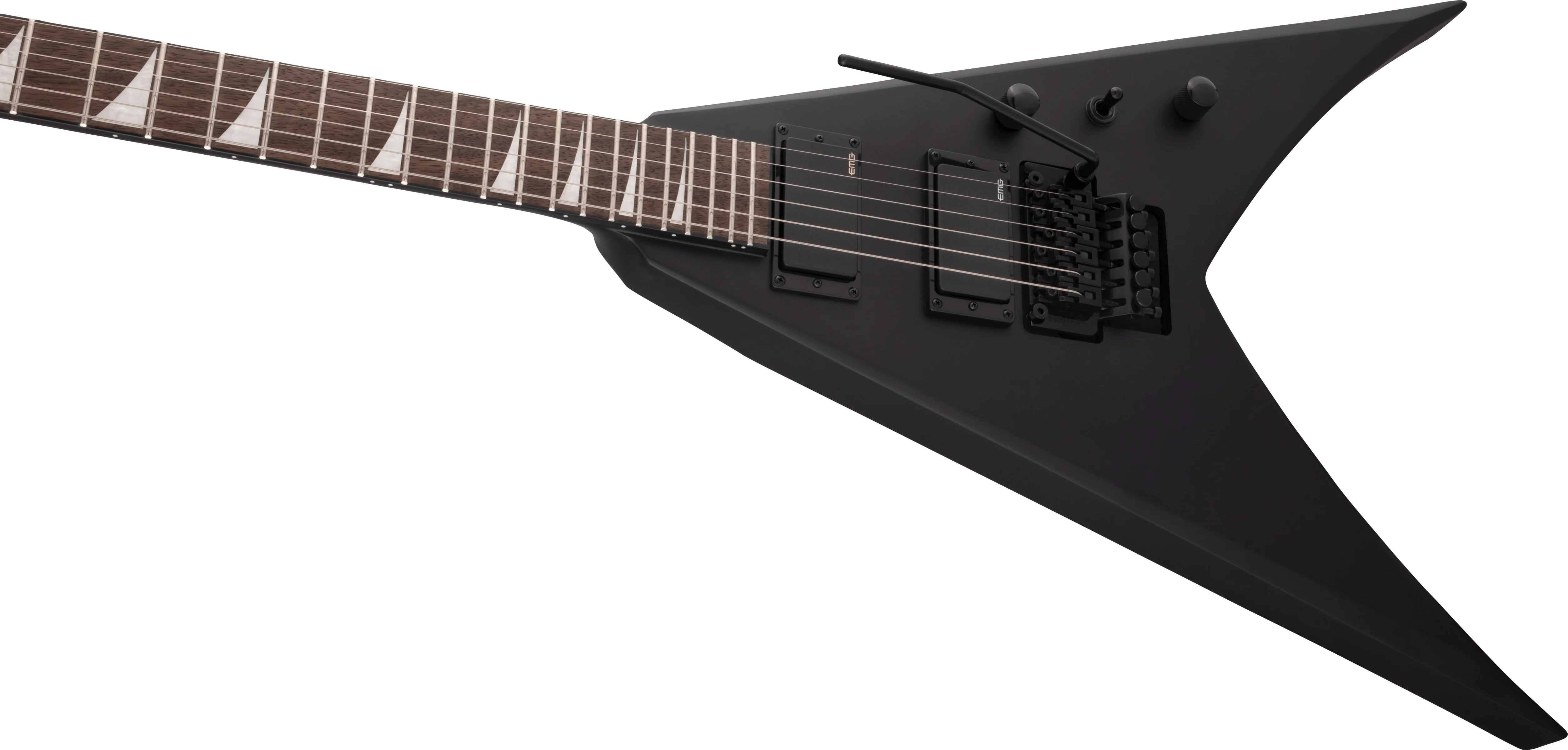 Jackson X King V KVXMG Bass Guitar with Laurel Fingerboard in Satin Black - Image 9