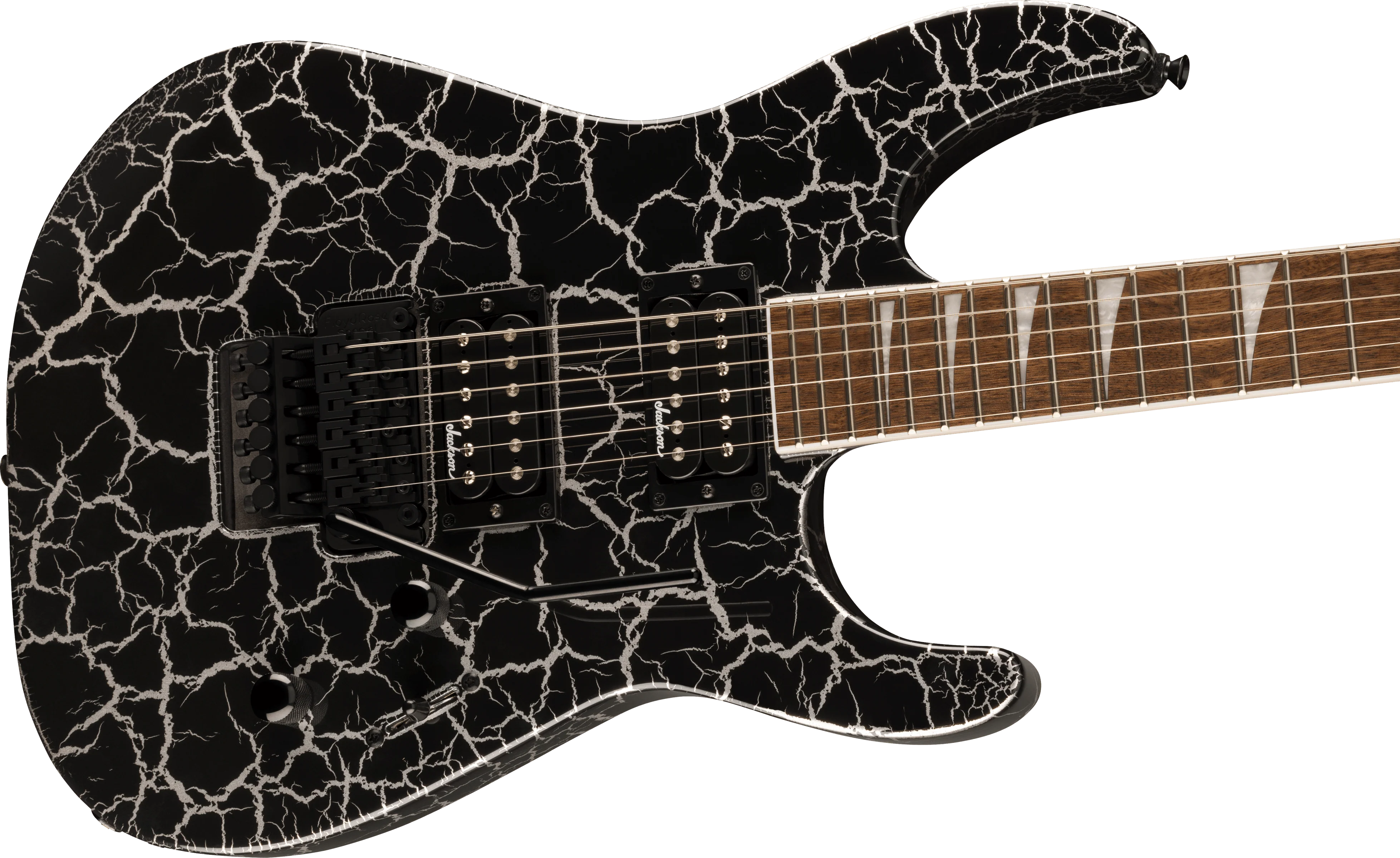 Jackson X Series Soloist SLX DX Electric Guitar - Silver Mercury Crackle - Image 6