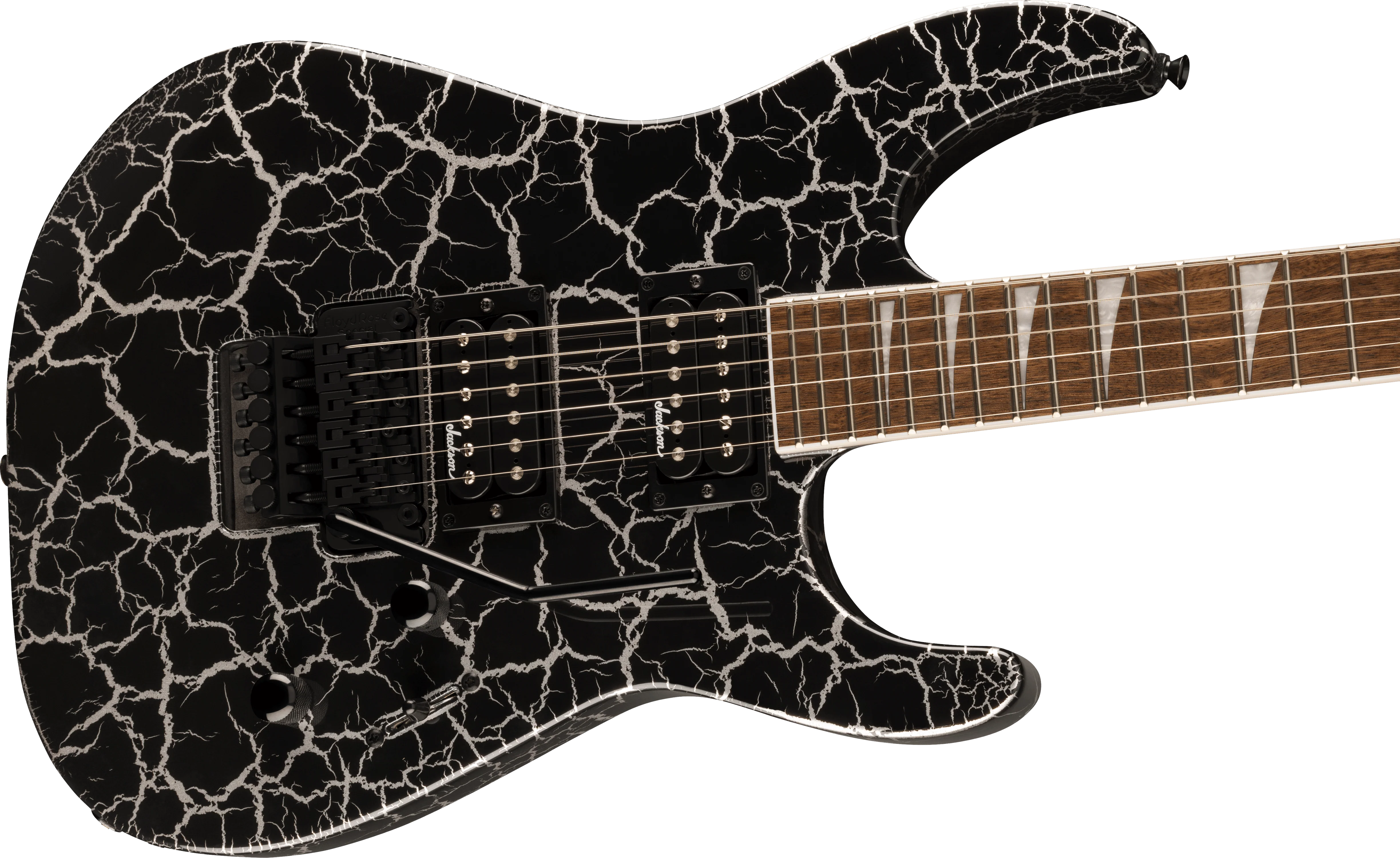 Jackson X Series Soloist SLX DX Electric Guitar - Silver Mercury Crackle - Image 9