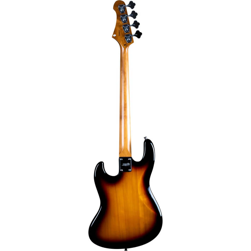 Jet JJB-300 4-String Bass Guitar with Maple Fretboard - Sunburst - Image 2