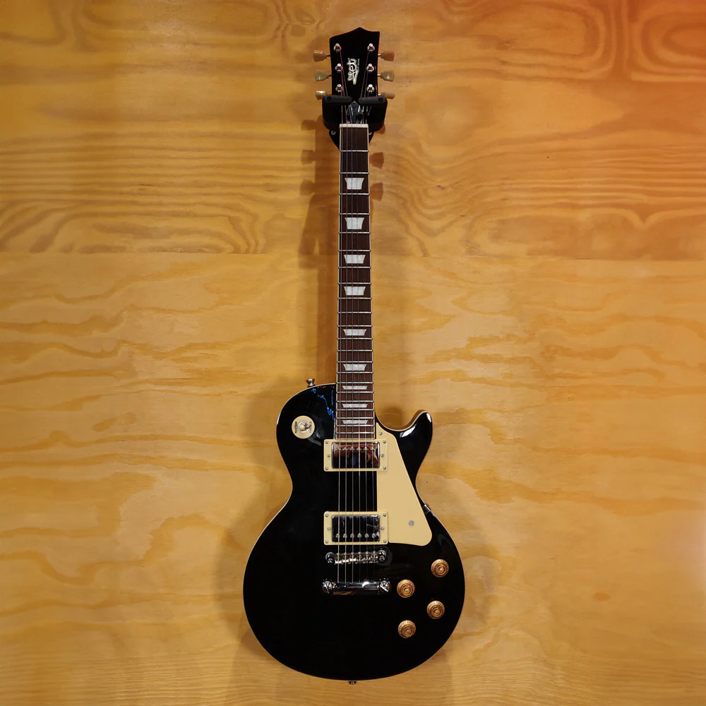 Jet JL-500 LP Style Electric Guitar in Black - Image 5