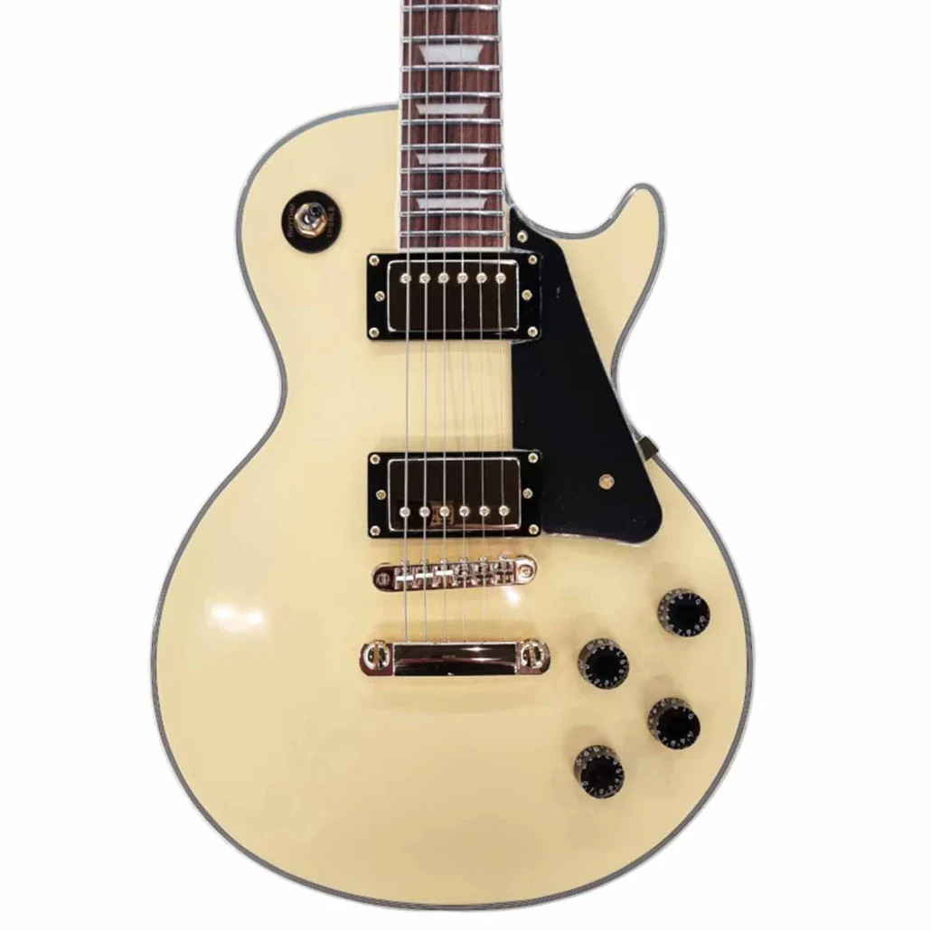 Jet JL-500 LP Style Electric Guitar - Vintage Yellow - Image 2