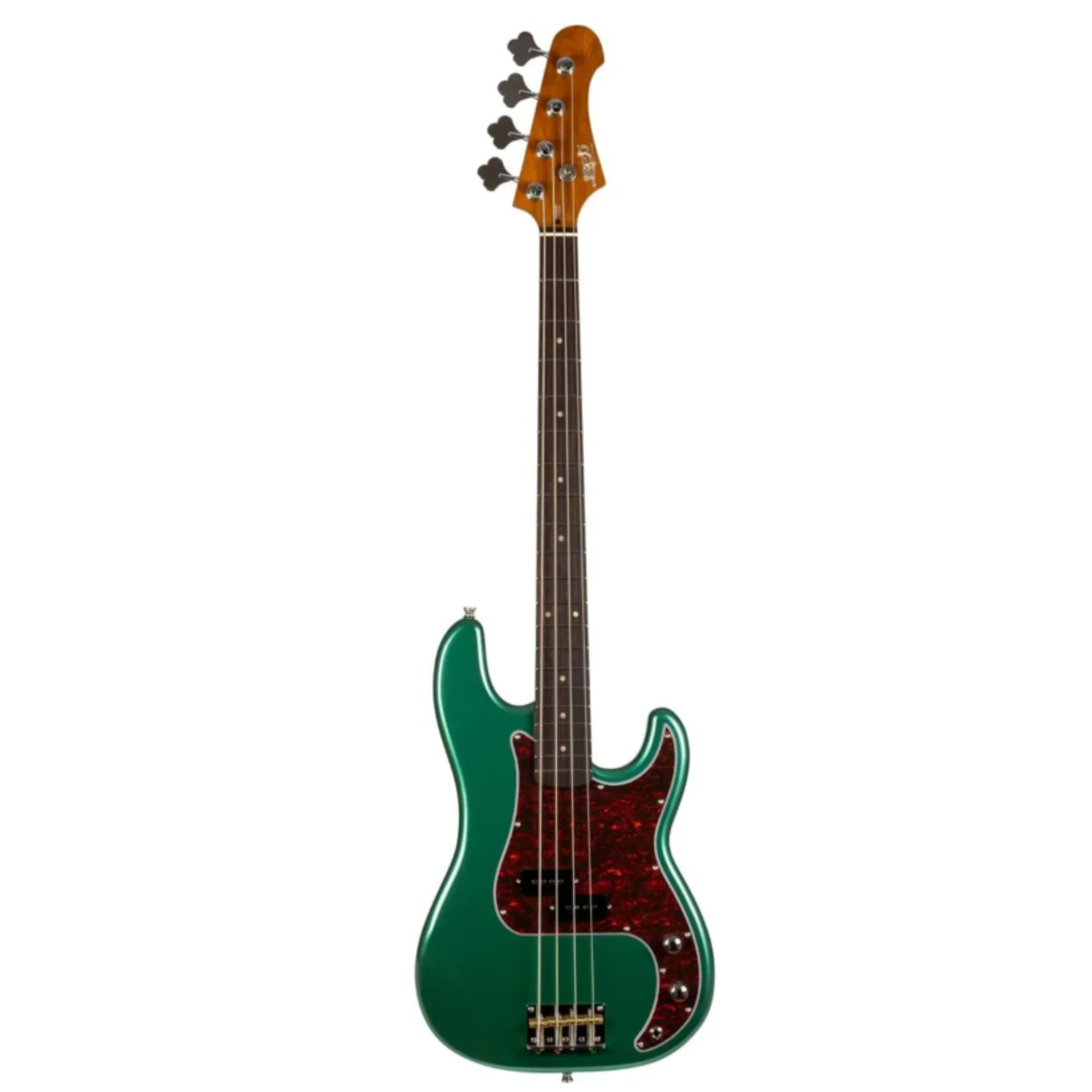 Jet JPB-300-SG-R 4-String Bass Guitar Rosewood FB - Sherwood Green