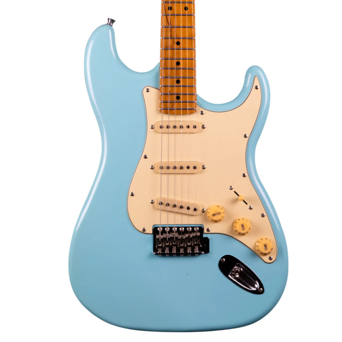 Jet JS-300 Electric Guitar with Roasted Maple Neck in Blue - Image 3