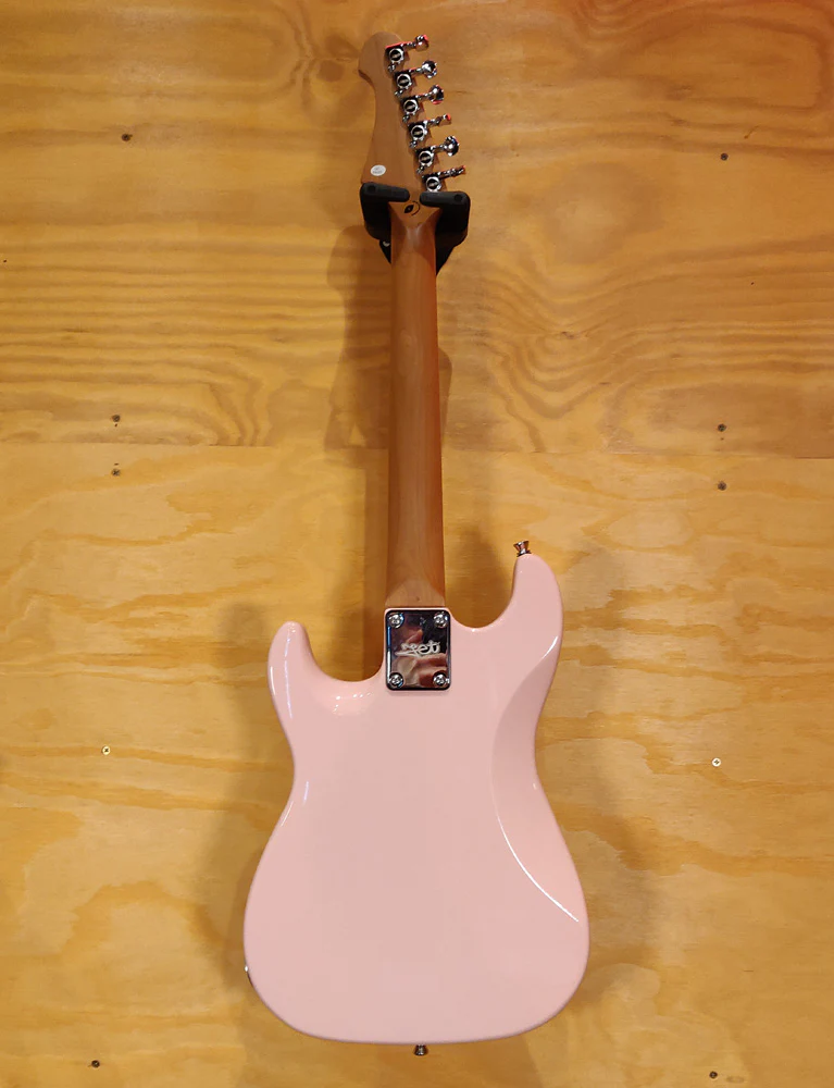 Jet JS-300 Mini Electric Guitar in Pink - Image 2