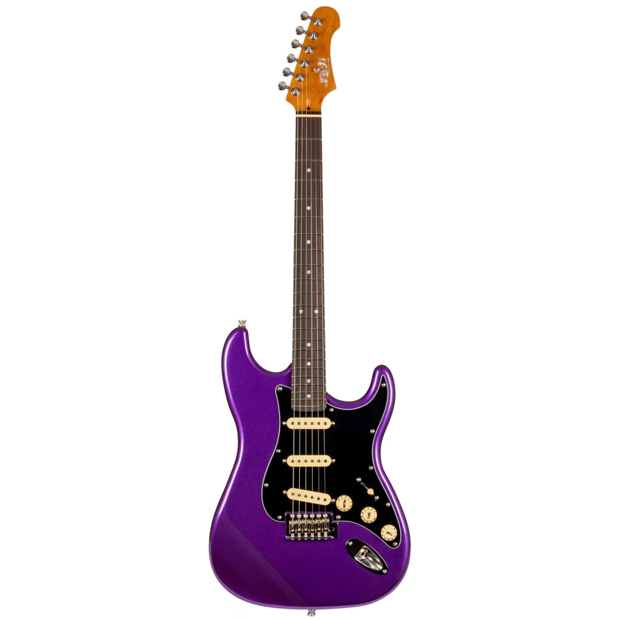 Jet JS-300 SSS Electric Guitar with Maple Fretboard - Plum