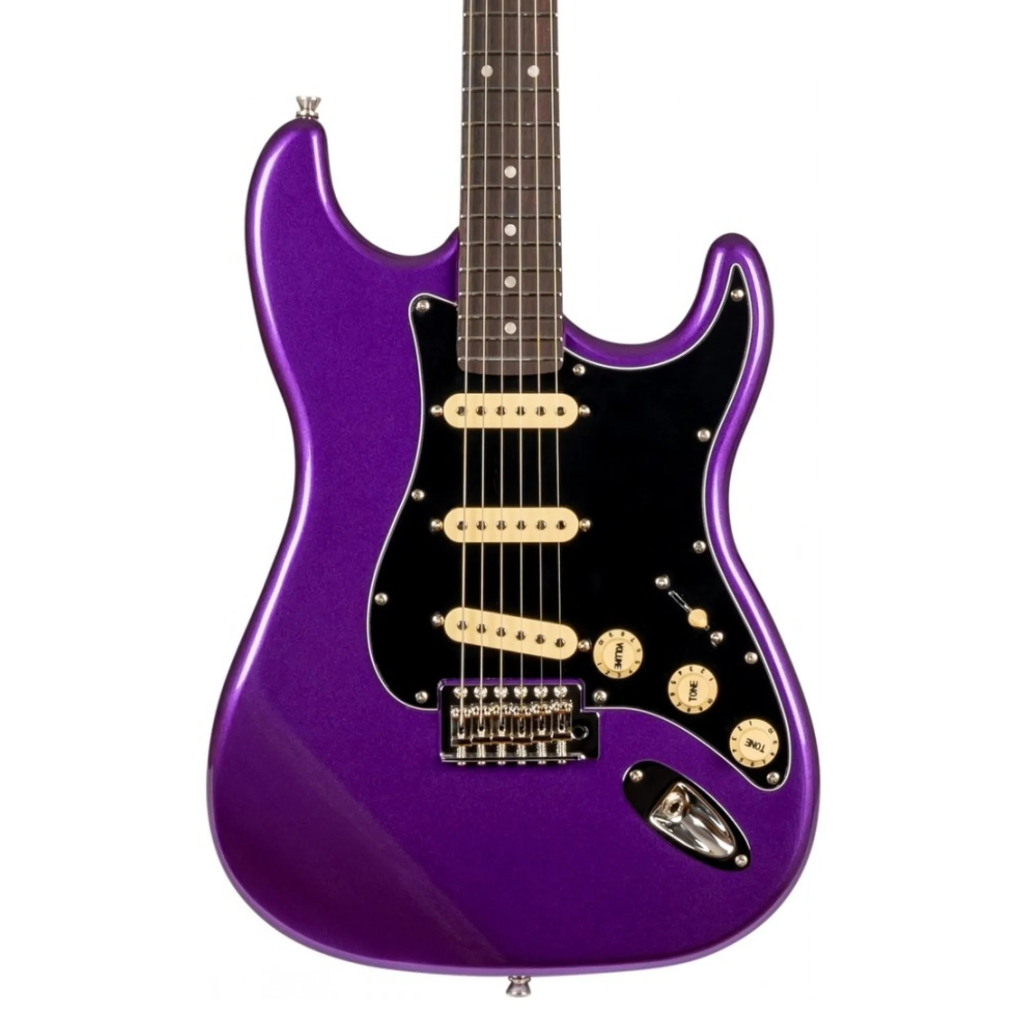 Jet JS-300 SSS Electric Guitar with Maple Fretboard - Plum - Image 3
