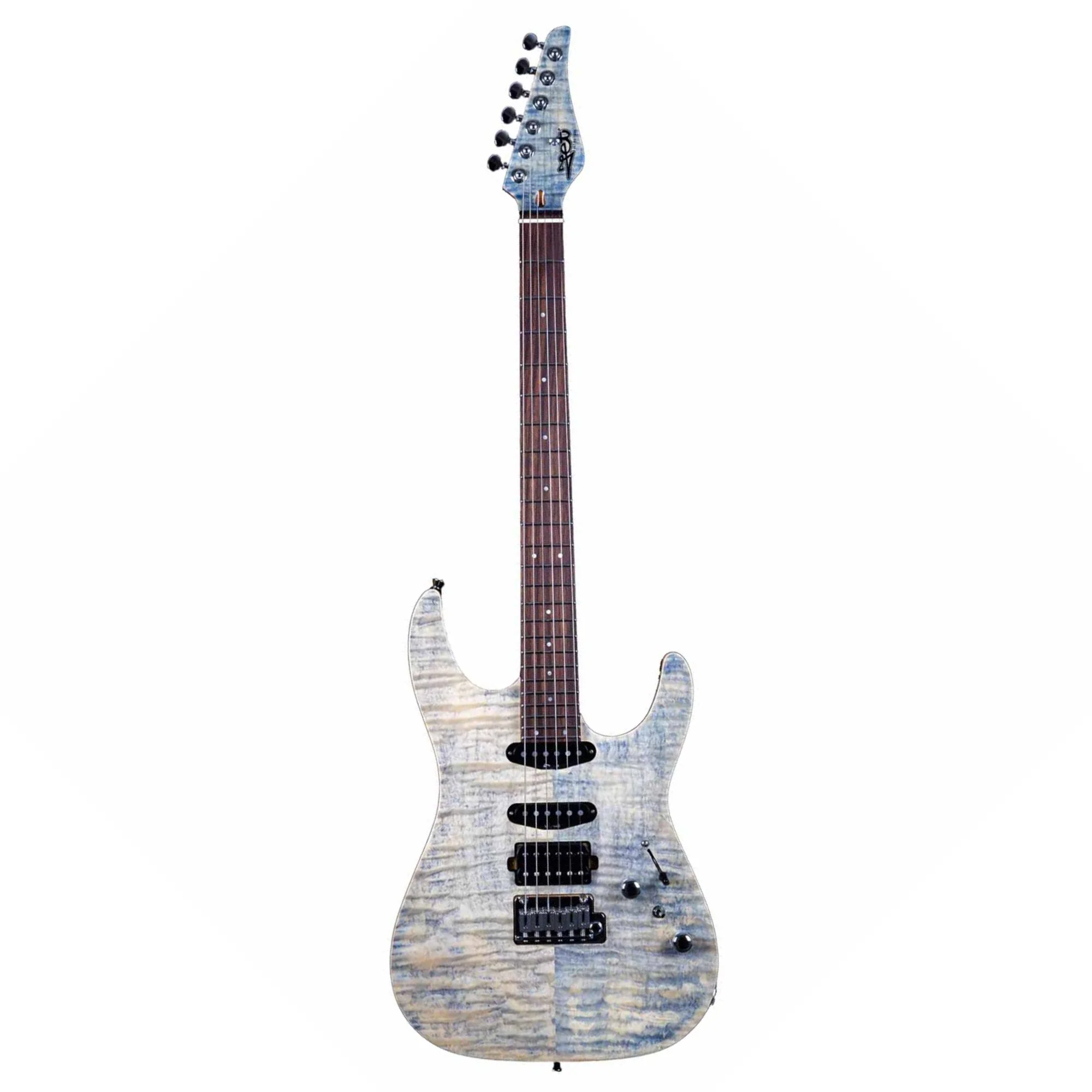 Jet JS-45-ELITE-IG Electric Guitar Rosewood FB - Indigo Grey - Image 2