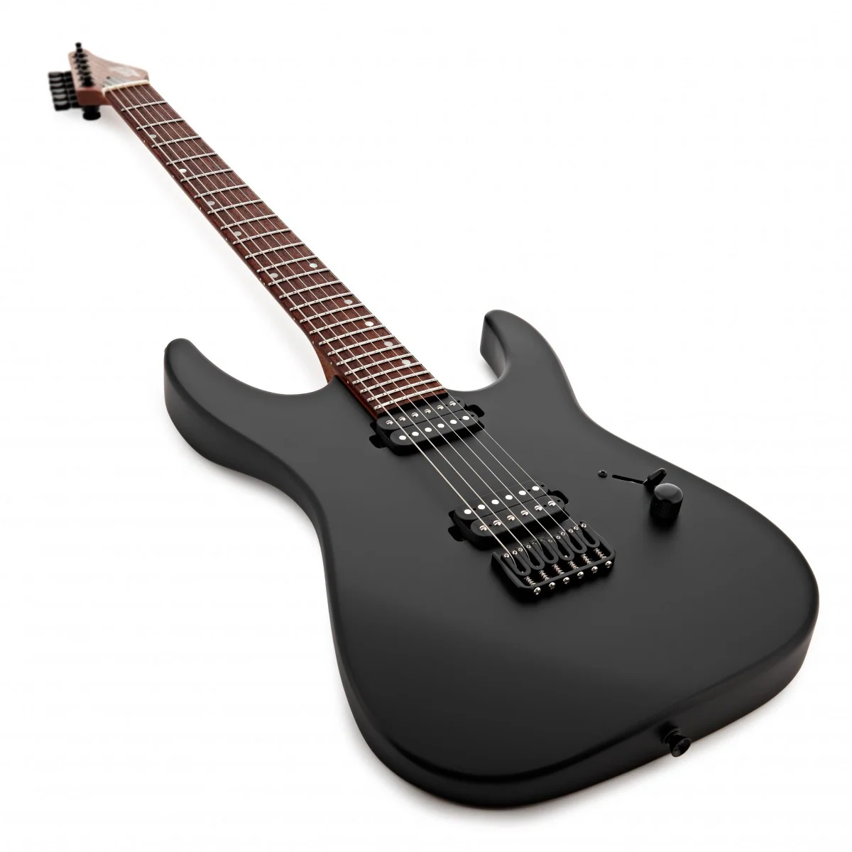 Jet JS-501-STYGIAN Electric Guitar Rosewood FB - Satin Black - Image 3
