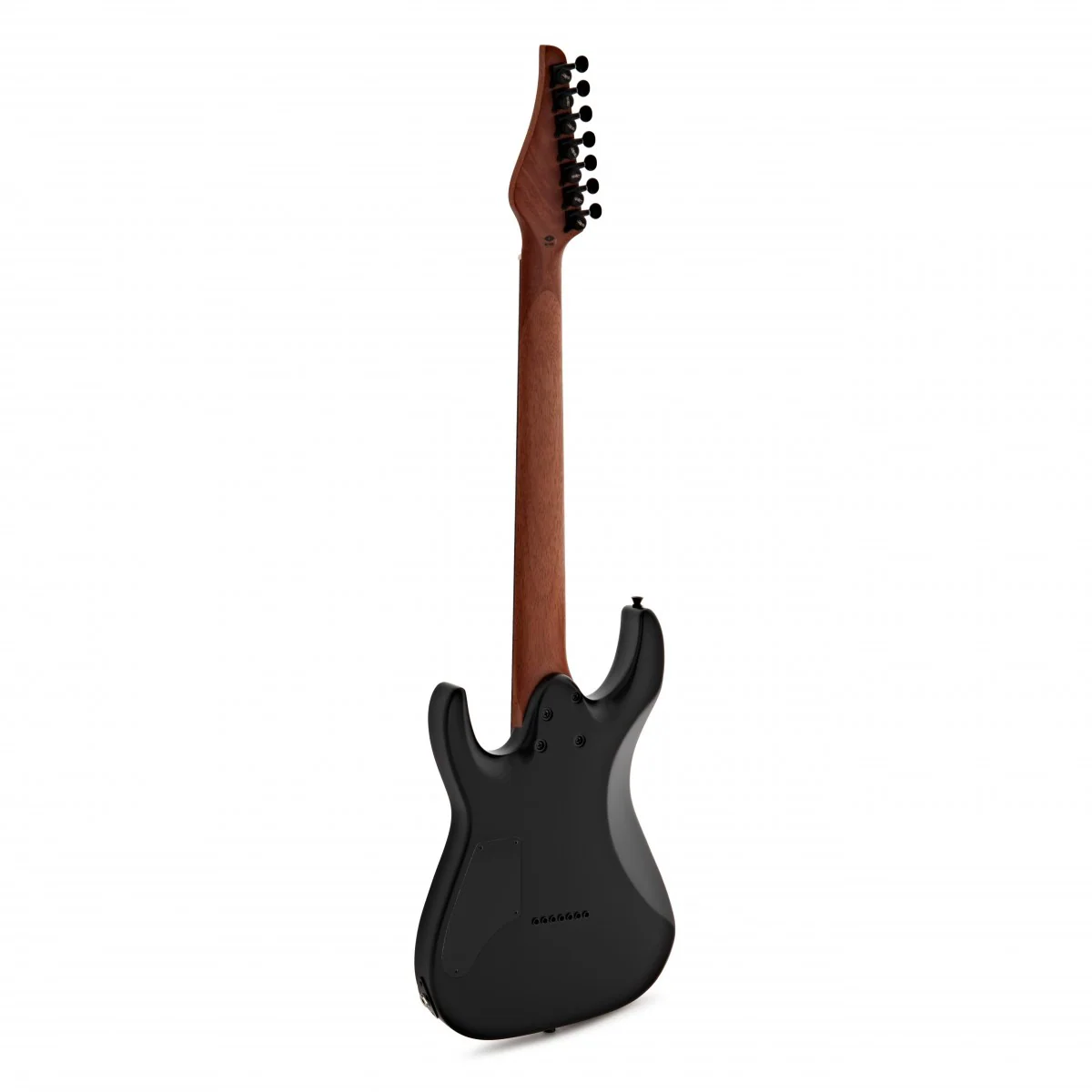 Jet JS-507-STYGIAN 7-String Electric Guitar  Rosewood FB - Satin Black - Image 3