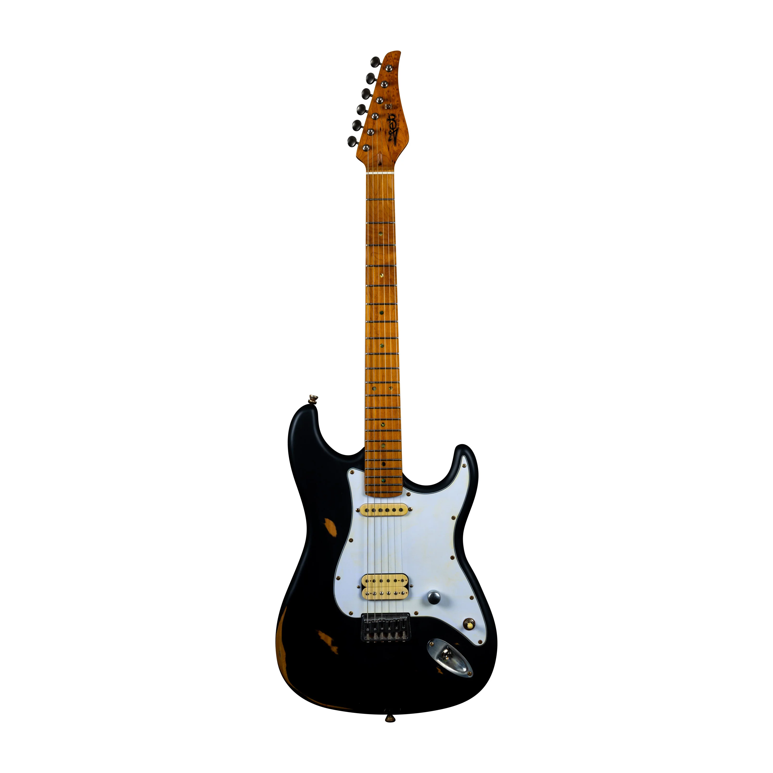 Jet JS-800 Electric Guitar Black Relic HS - Image 2