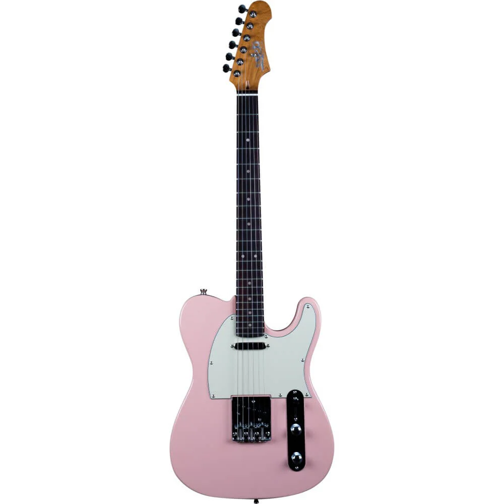 Jet JT-300 Electric Guitar with Rosewood Fretboard - Shell Pink