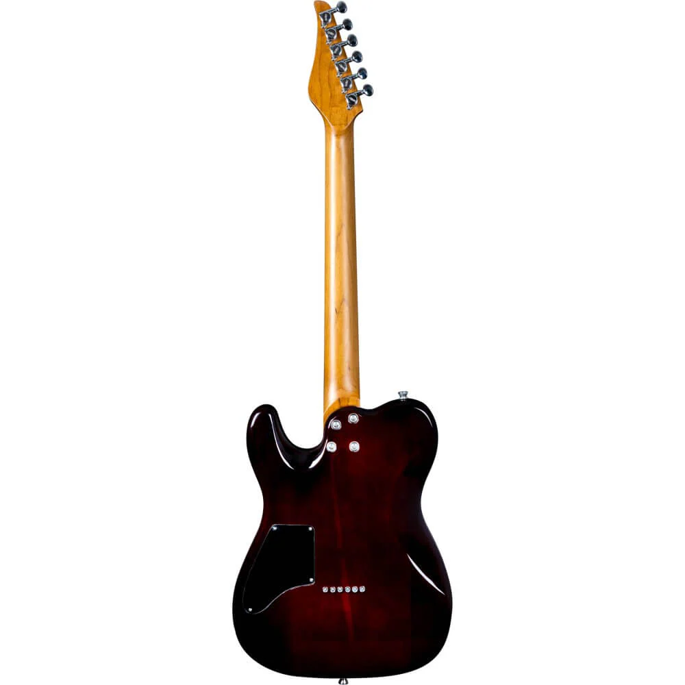 Jet JT-450 Electric Guitar with Maple Fretboard - Transparent Pink - Image 3