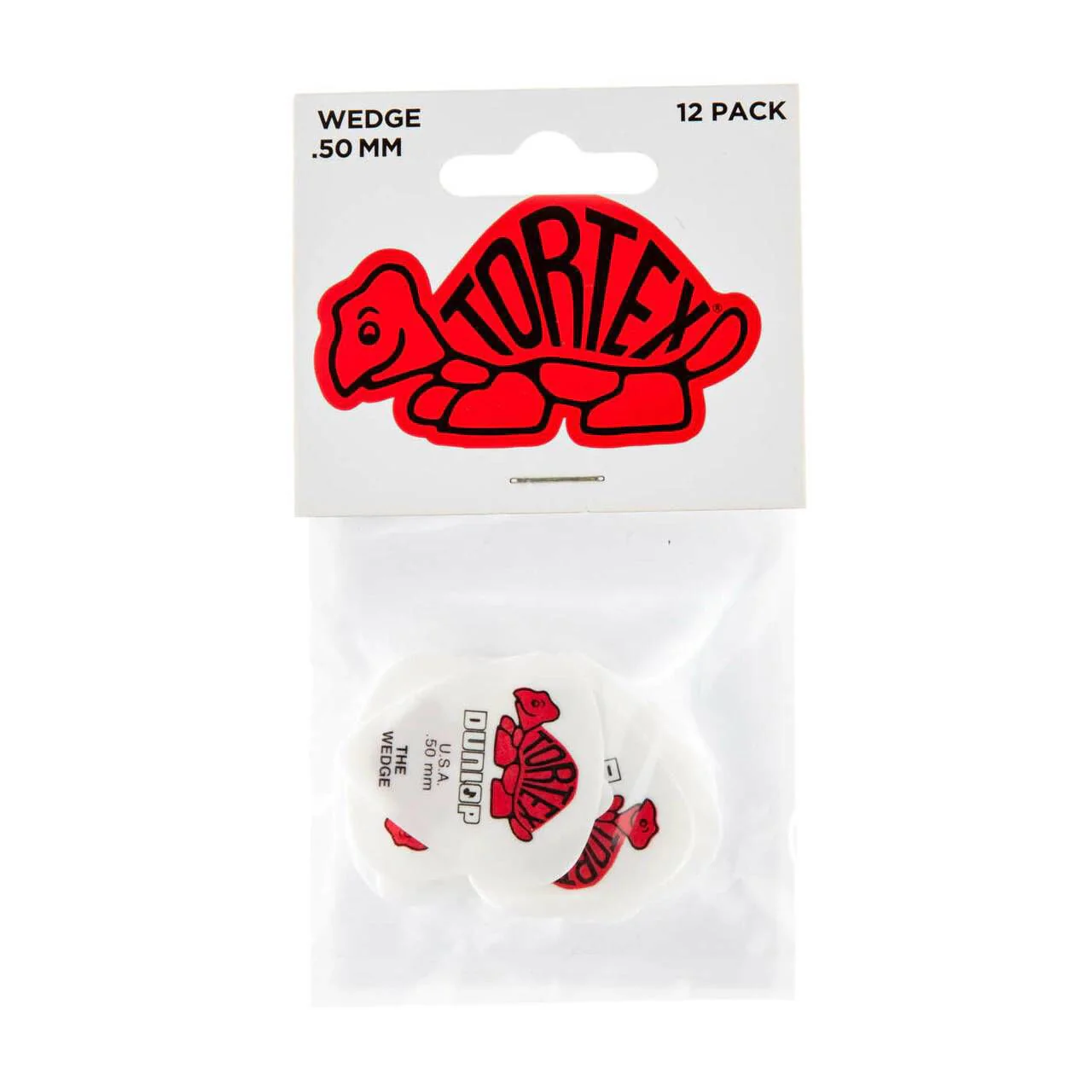 Jim Dunlop .50mm Wedge Guitar Pick Player Pack (12 in a pack)