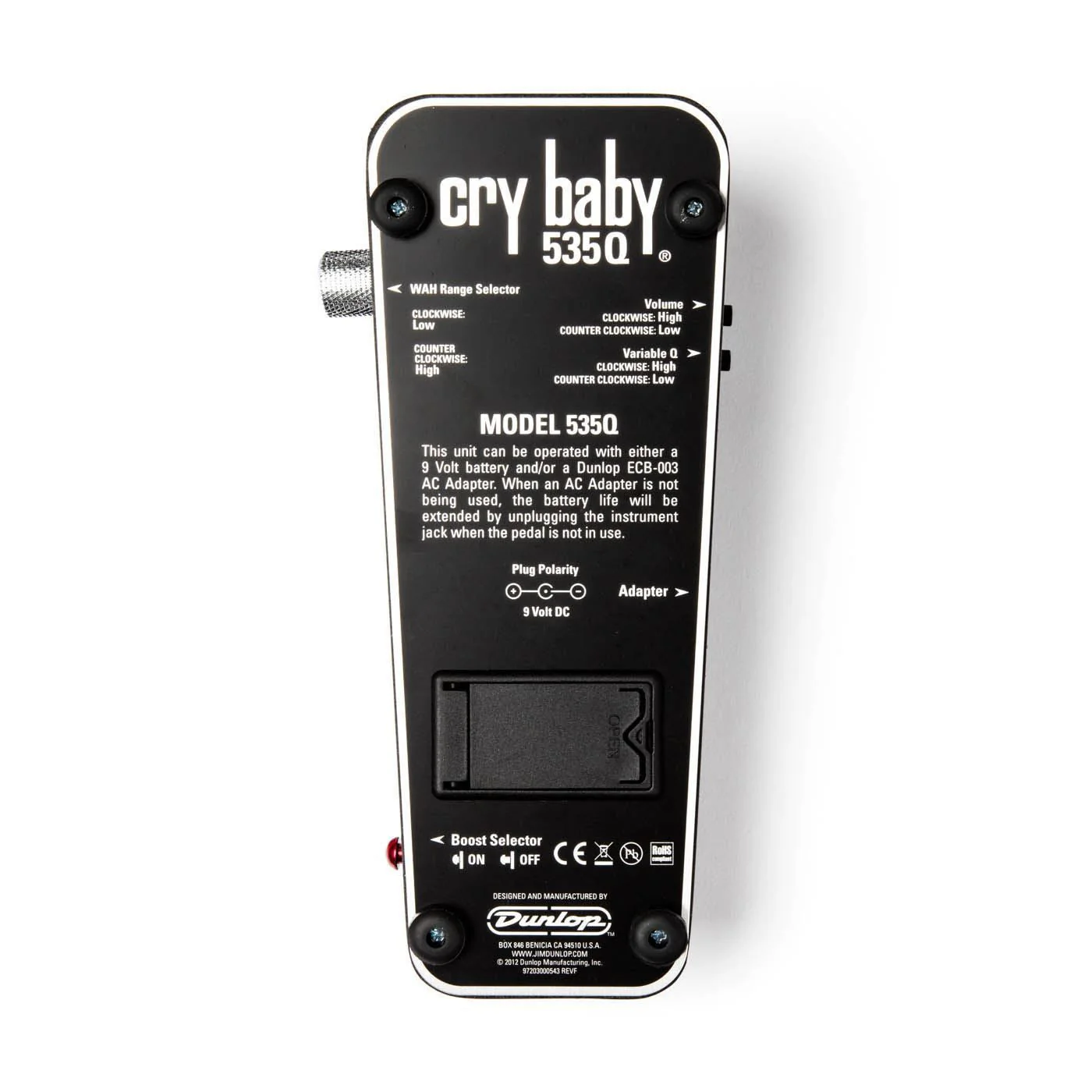 Jim Dunlop 535Q Cry Baby Multi-Wah Pedal - Image 3