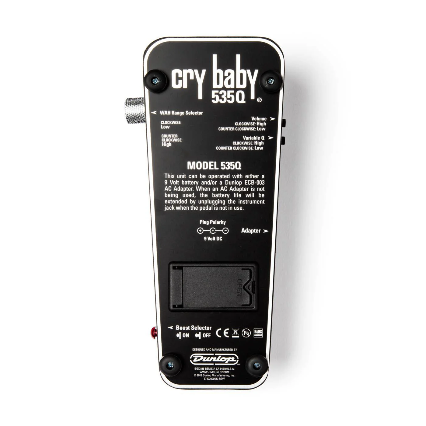 Jim Dunlop 535Q Cry Baby Multi-Wah Pedal - Image 6