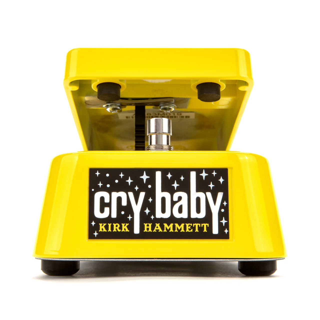 Jim Dunlop Cry Baby Signature Kirk Hammett Yellow Sparkle Edition Wah Pedal - Image 6