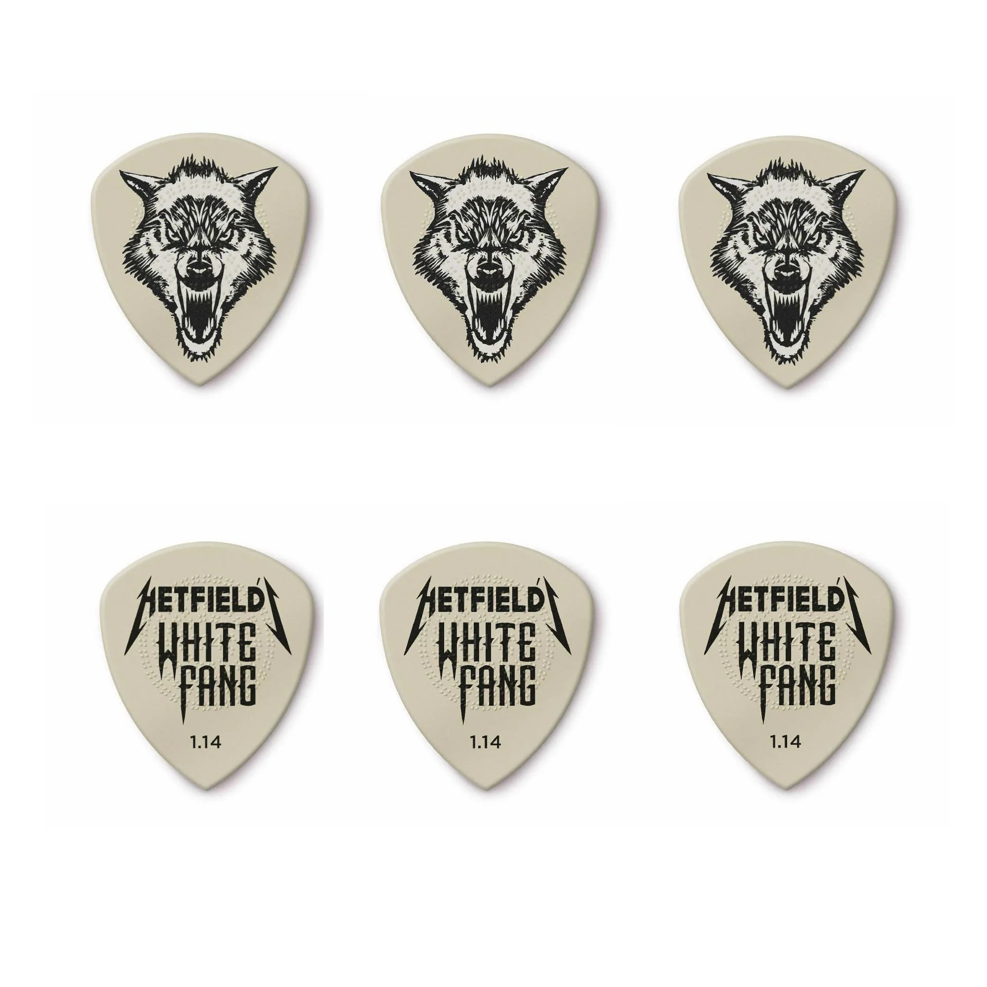 Jim Dunlop James Hetfield White Fang Guitar Pick Player Pack - Image 3