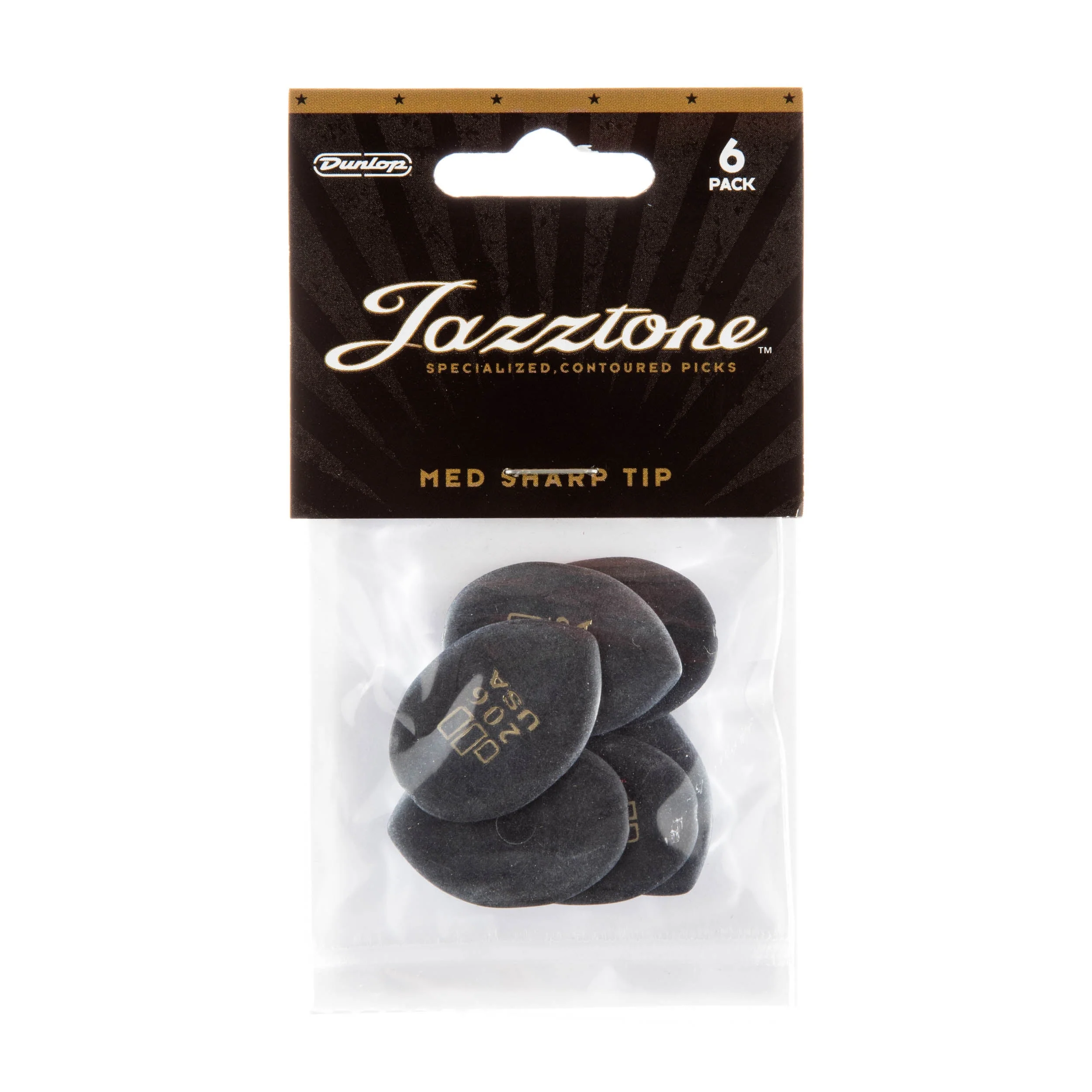 Jim Dunlop JAZZTONE 200mm Medium Sharp Tip pick - Image 2