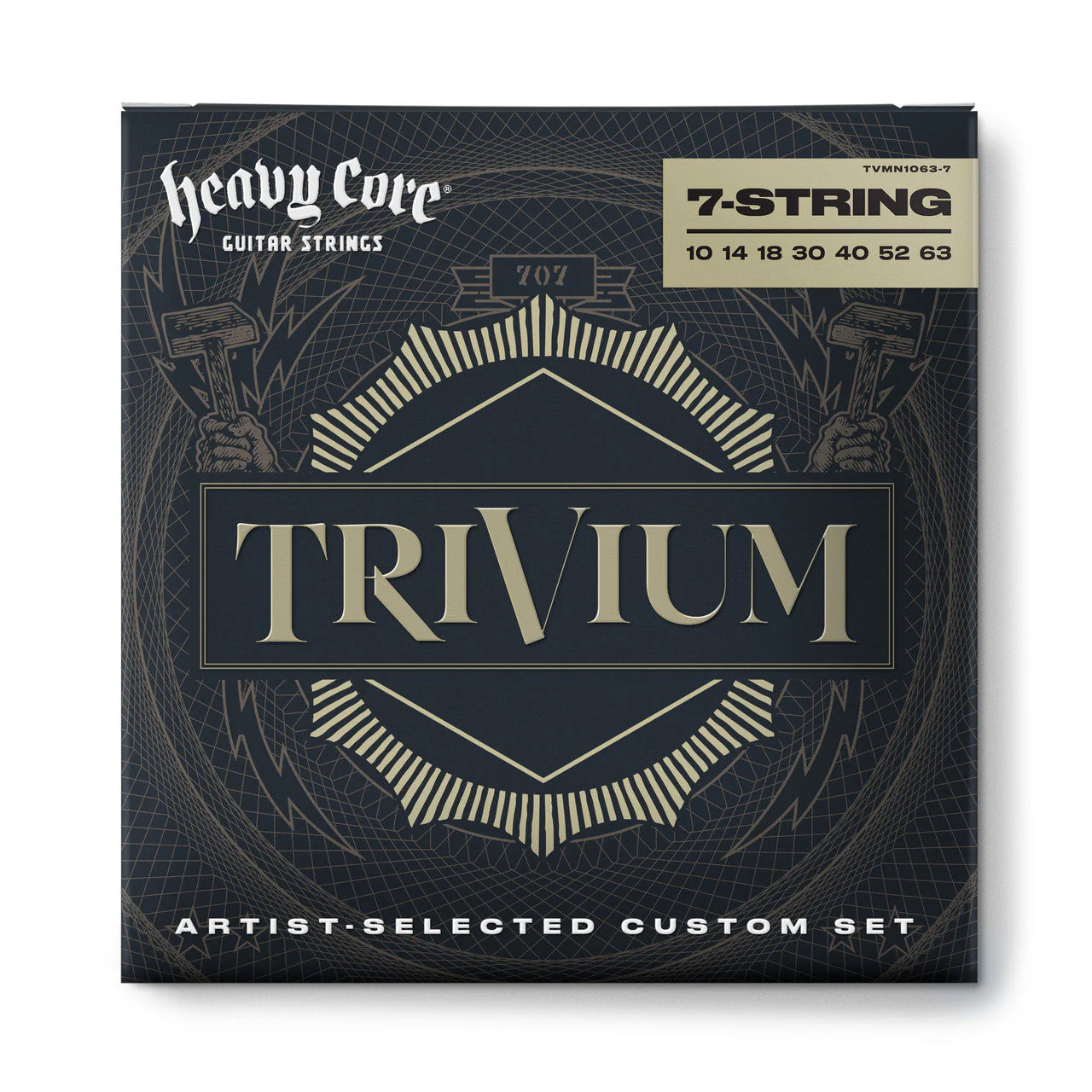 Jim Dunlop Trivium Heavy Core Custom Guitar Strings 10-63 7 String