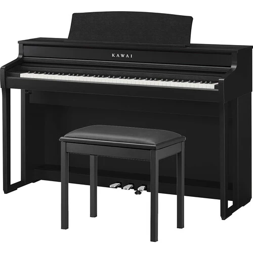 Kawai CA501 Digital Piano w/Matching Bench - Ebony Satin - Image 3