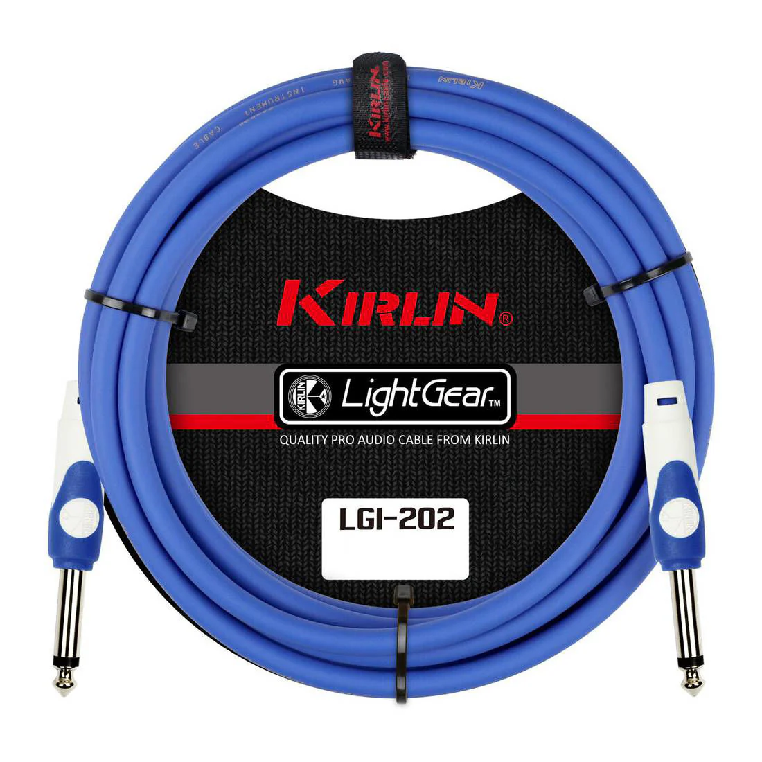 Kirlin 20FT Blue Guitar Cable - Image 3
