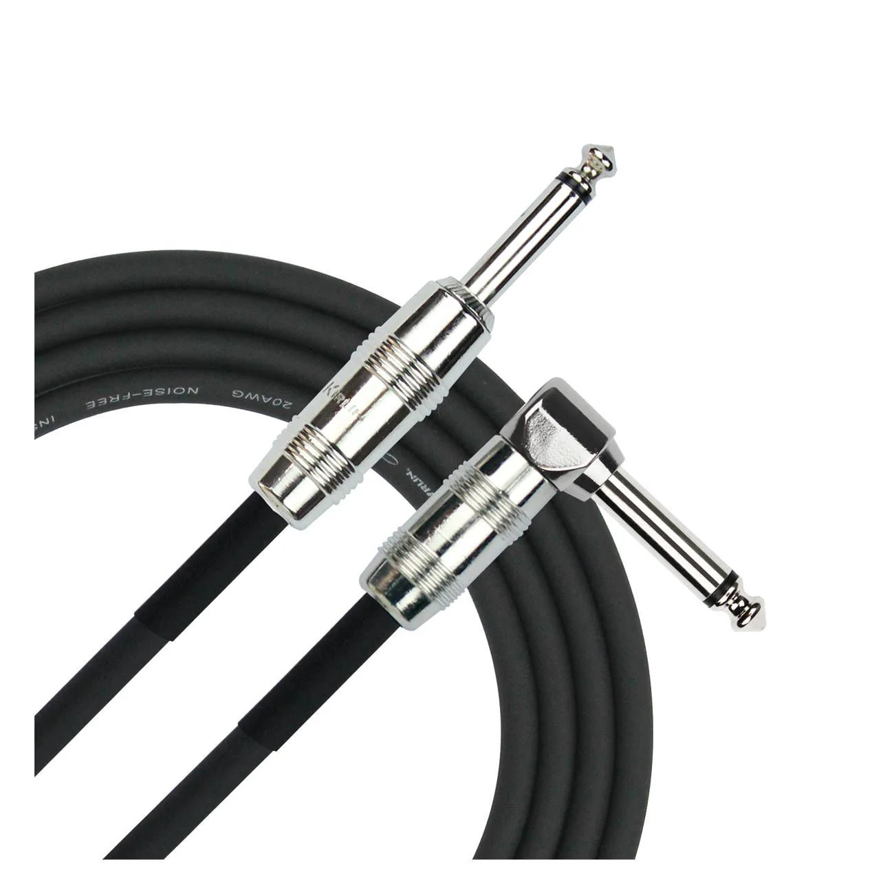 Kirlin KIPC202PN-20 20FT Guitar Cable Right Angle -Straight - Image 2