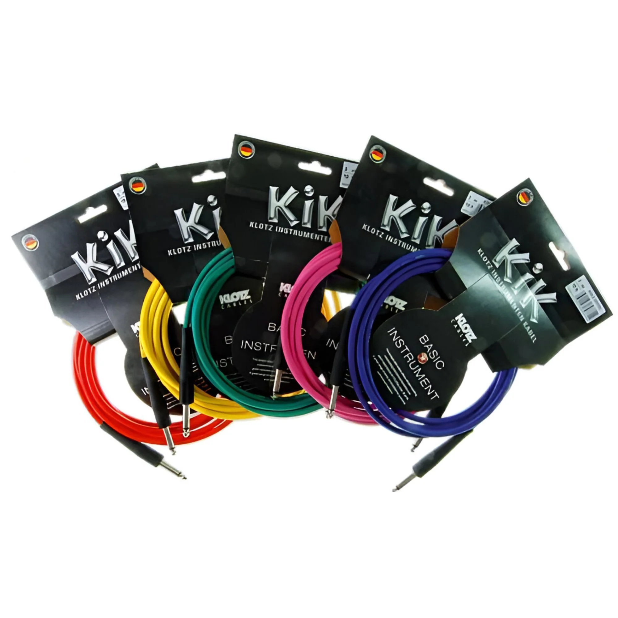 Klotz KIK Guitar Cable 3m (10ft) - Blue/Nickel Connectors