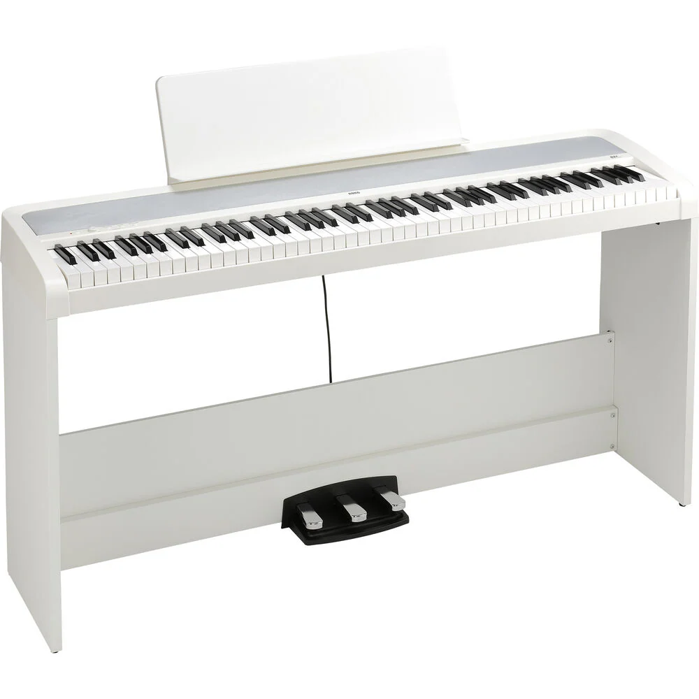 Korg B2 Plus 88 Note Weighted Digital Piano With Stand Pack - White - Image 7