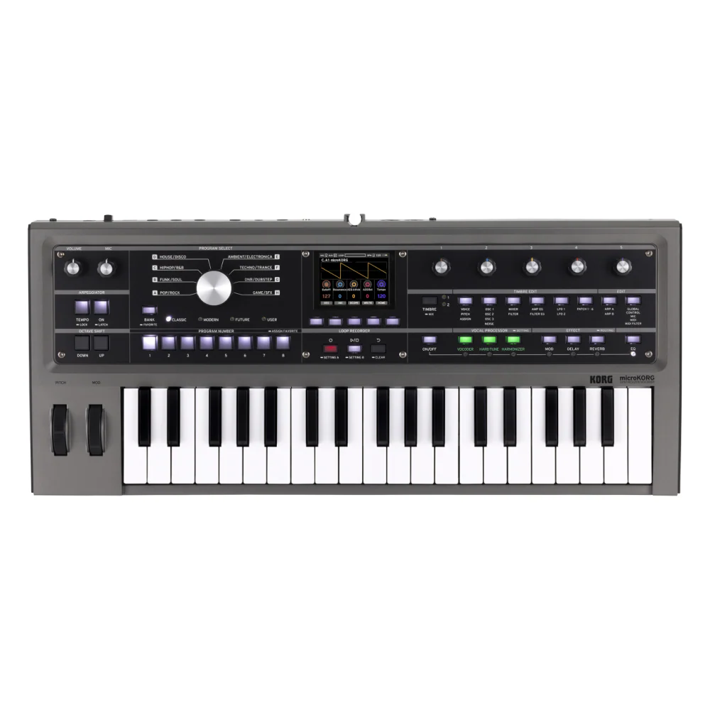 KORG Limited Edition microKORG 2 Synthesiser and Vocoder - Black - Image 8