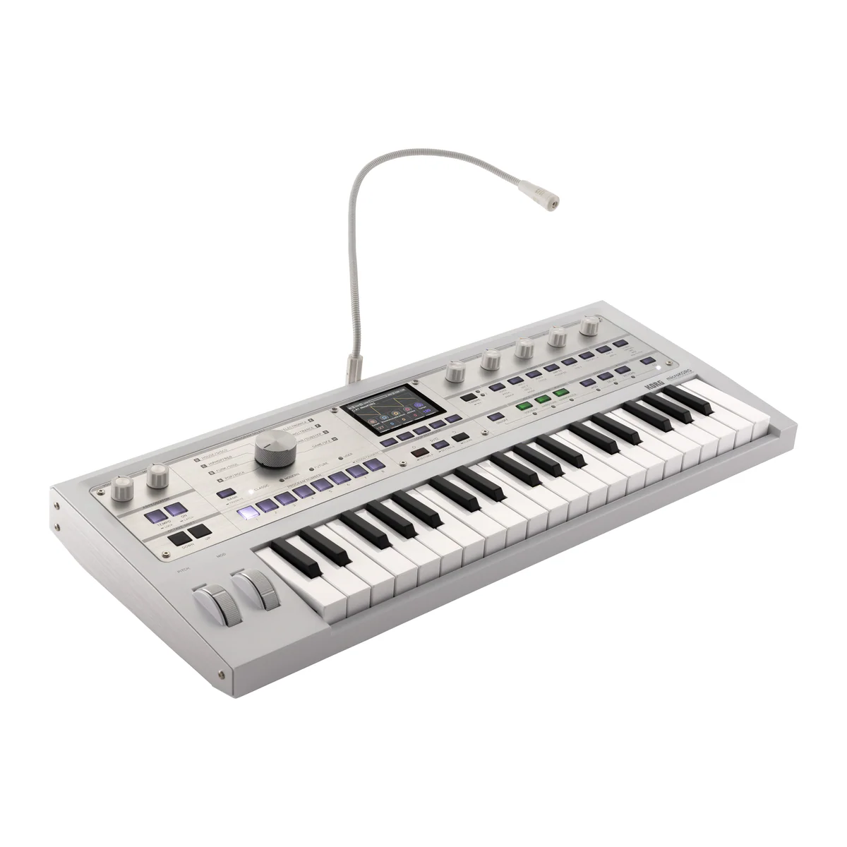 KORG Limited Edition microKORG 2 Synthesizerand Vocoder - White - Image 2