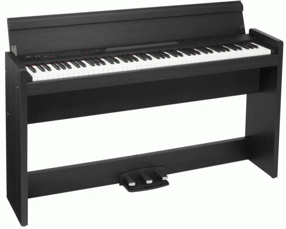 Korg LP-380 88-Key Digital Piano - Rosewood Grain Black - Image 2