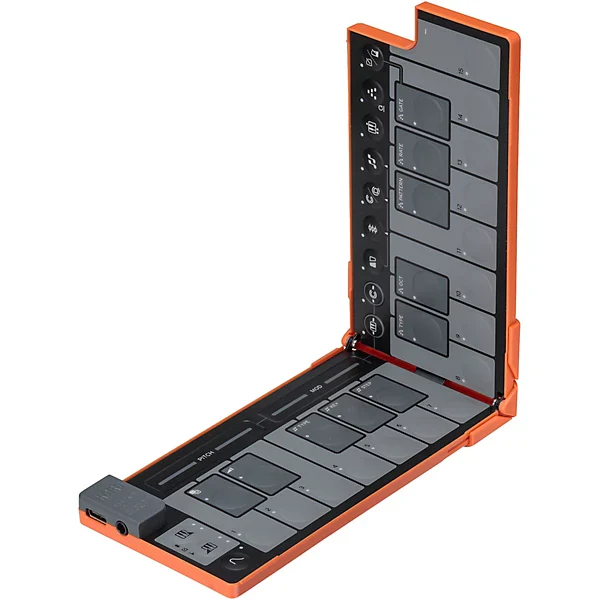 Korg Nanokey Fold 25 Key Foldable Midi Keyboard - Lava Orange - Image 3