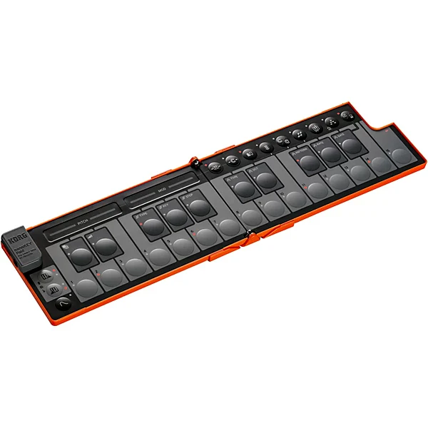 Korg Nanokey Fold 25 Key Foldable Midi Keyboard - Lava Orange - Image 9
