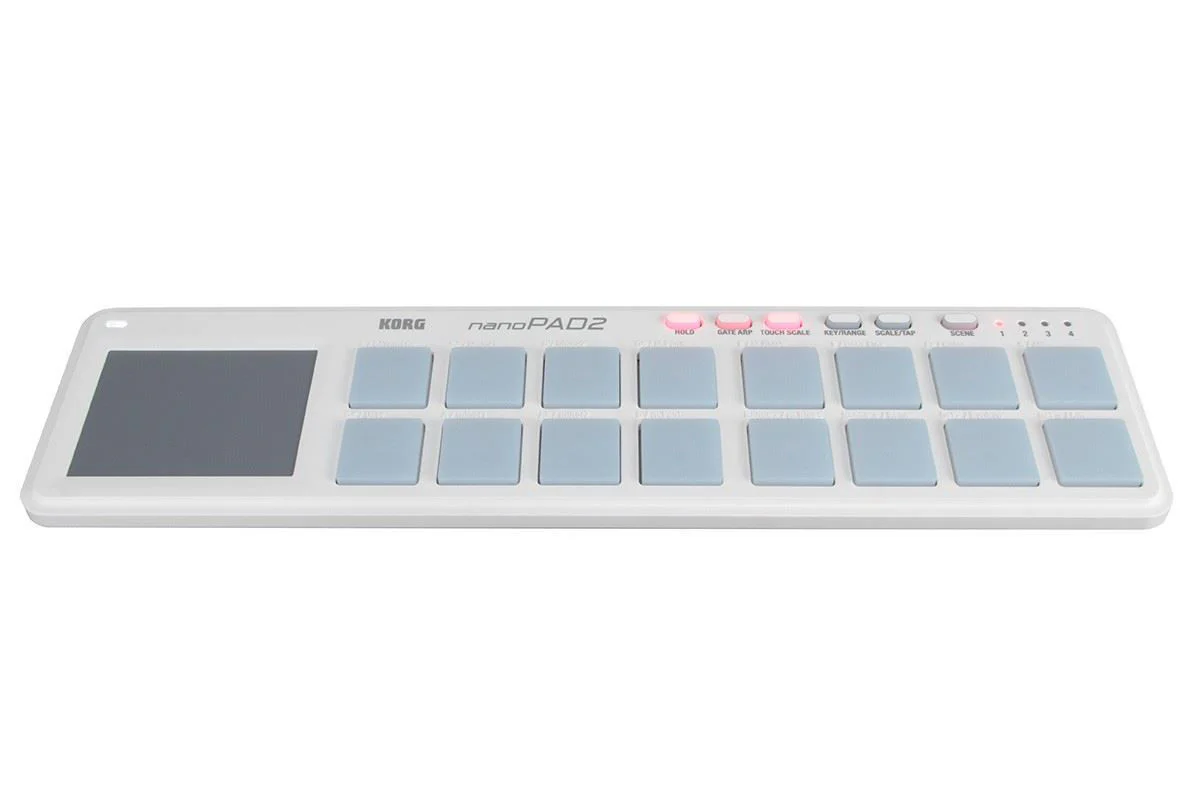 Korg nanoPAD2 Slim-line USB Controller (White) - Image 4