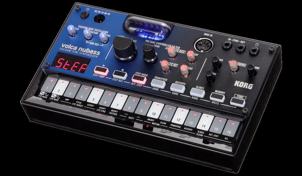 Korg Volca Nubass Vacuum Tube Synthesizer - Image 6